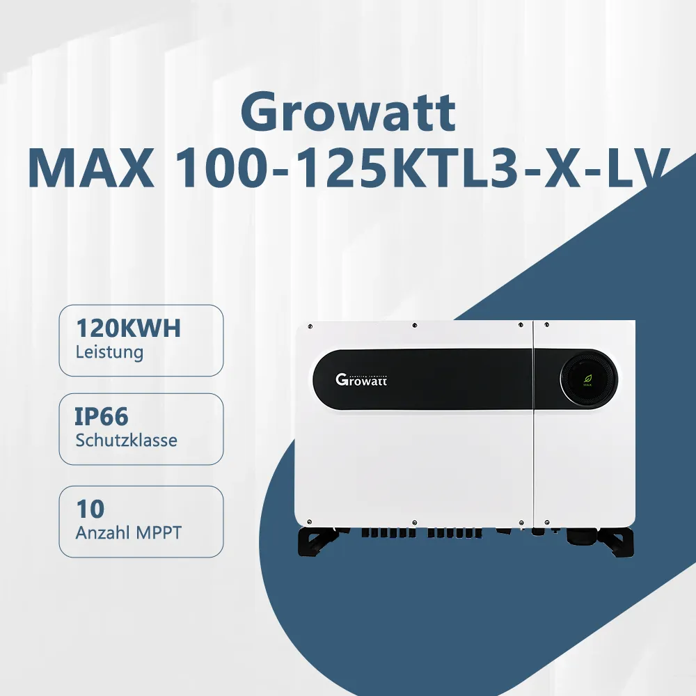 [GRO-WR-MAX120-X] Growatt MAX 100-125KTL3-X-LV (120000W)