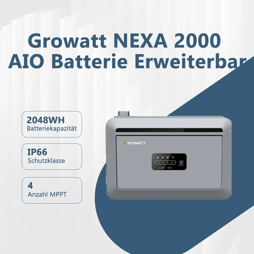 Growatt NEXA 2000 AIO Batterie Erweiterbar