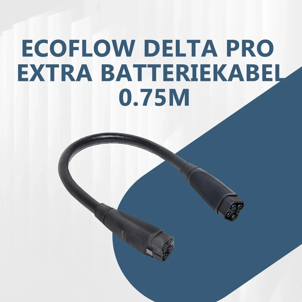 EcoFlow DELTA Pro Extra Batteriekabel 0.75M